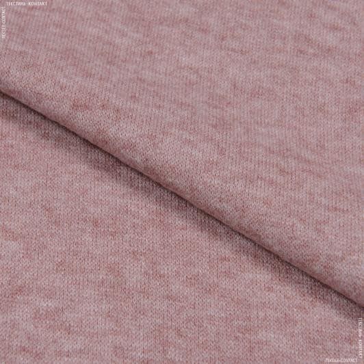 Ткани для костюмов - Трикотаж ангора плотный темно-розовый