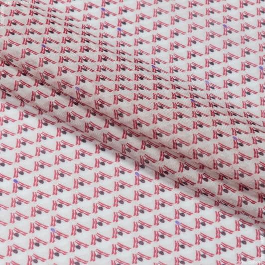 Тканини для суконь - Блузочна rosaj принт рожевий