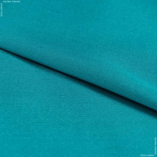 Тканини для блузок - Шовк чесуча бірюзовий