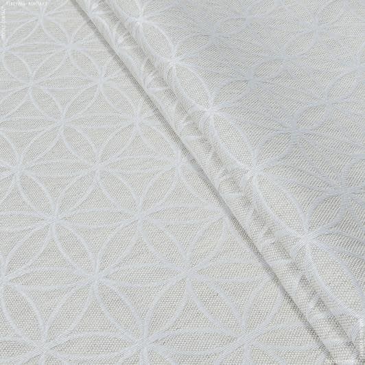 Ткани портьерные ткани - Жаккард Мома /MOMA абстракция бежевый