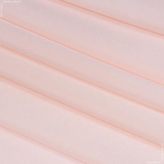 Тканини шифон - Шифон натуральний стрейч світло-рожевий