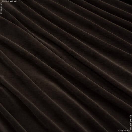 Тканини для дитячого одягу - Велюр коричневий