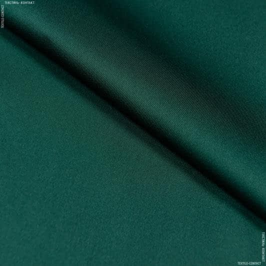 Ткани для платьев - Шелк искусственный стрейч темно-зеленый