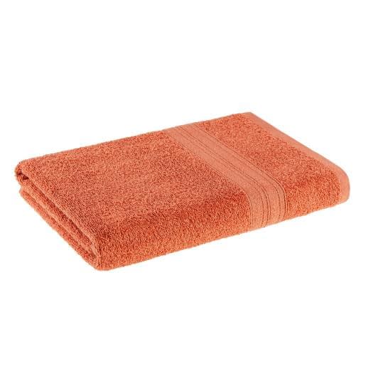 Ткани махровые полотенца - Полотенце махровое  70х140 терракотовое
