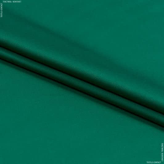 Тканини для суконь - Платтяний сатин віскозний світло-смарагдовий