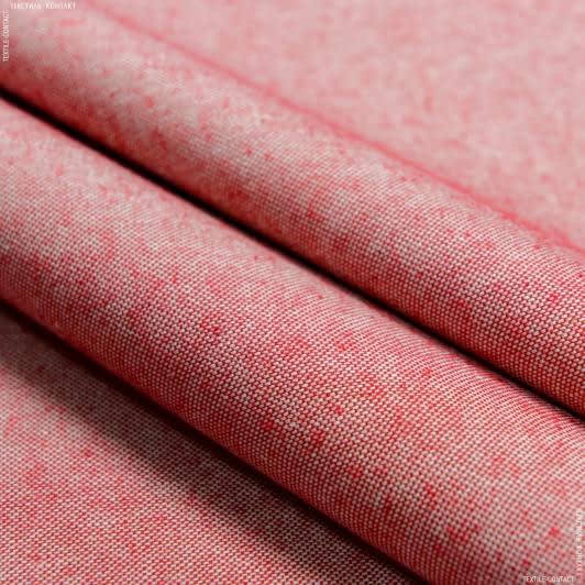 Ткани для мягких игрушек - Декоративная ткань Нова меланж цвет вишня