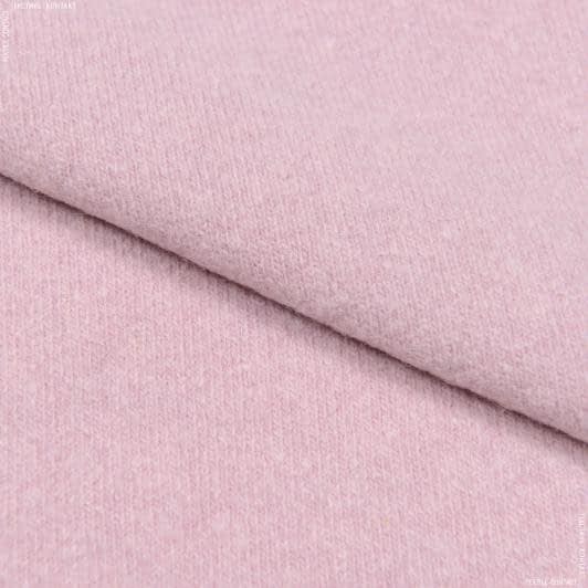 Ткани шерсть, полушерсть - Трикотаж ангора розовый