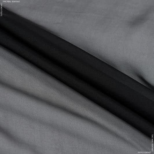 Тканини для хусток та бандан - Шифон чорний