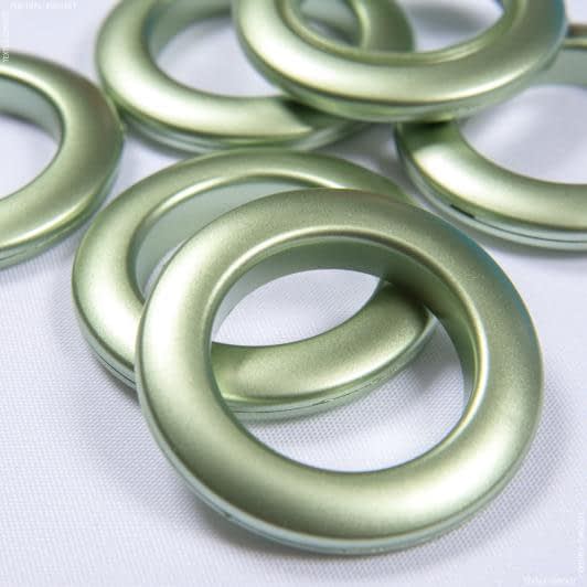 Тканини фурнітура для карнизів - Люверси універсал зелені 35 мм