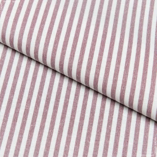 Ткани для слюнявчиков - Ткань с акриловой пропиткой Полоса /DEGAS розовый, белый