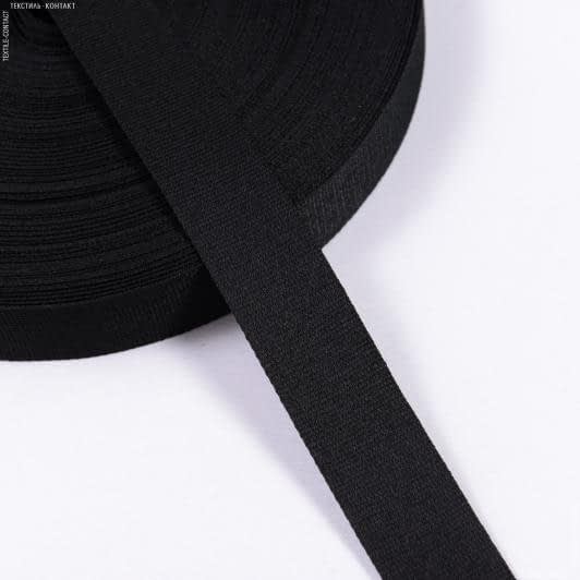 Тканини тасьма - Тасьма / стропа ремінна стандарт 30 мм чорна