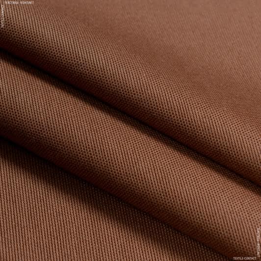 Ткани хлопок смесовой - Декоративная ткань панама Песко св.коричневый
