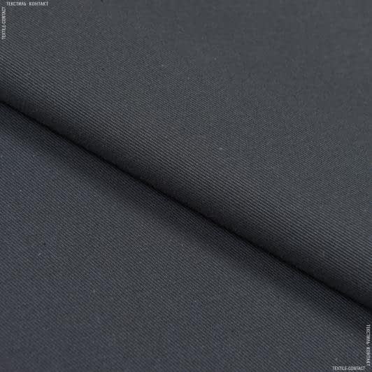 Тканини для рюкзаків - Саржа 220-ТКЧ  темно-сірий