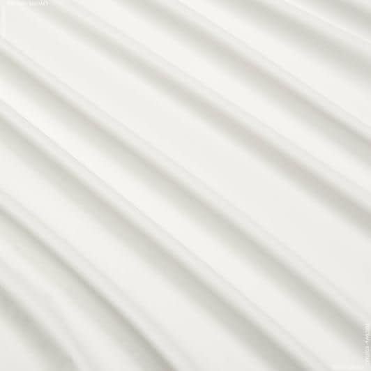 Ткани тюль - Кожа искусственная  белый