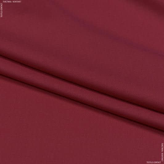 Тканини для штанів - Костюмна полівіскоза стрейч червоно-малинова