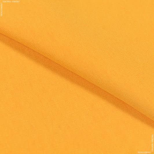 Тканини трикотаж - Футер трьохнитка начіс жовтий