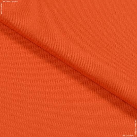 Тканини бавовна - Напівпанама ТКЧ гладкофарбована помаранчевий