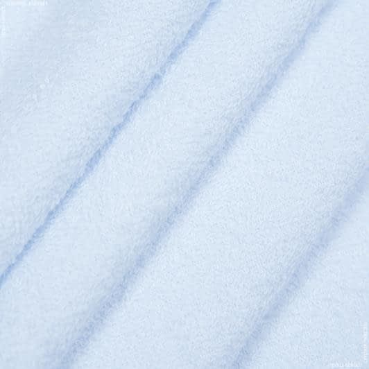 Ткани для сорочек и пижам - Махровое полотно двухстороннее голубое