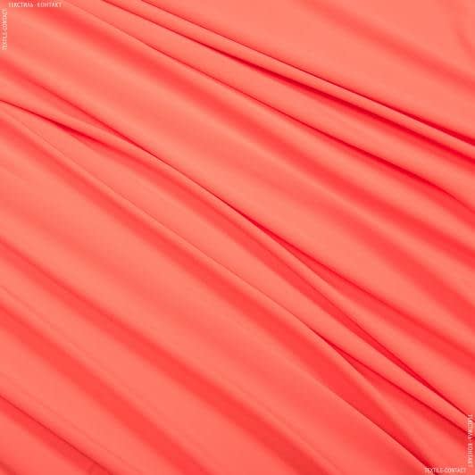 Тканини для спортивного одягу - Трикотаж біфлекс матовий яскраво-помаранчевий