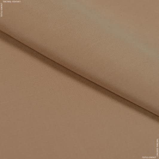 Тканини для суконь - Платтяна тенсел лайт бежево-коричнева