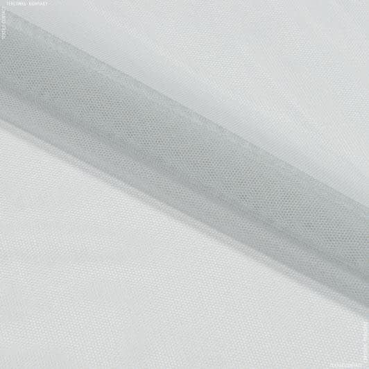 Ткани для драпировки стен и потолков - Тюль сетка Грек / GREK  светло-серая