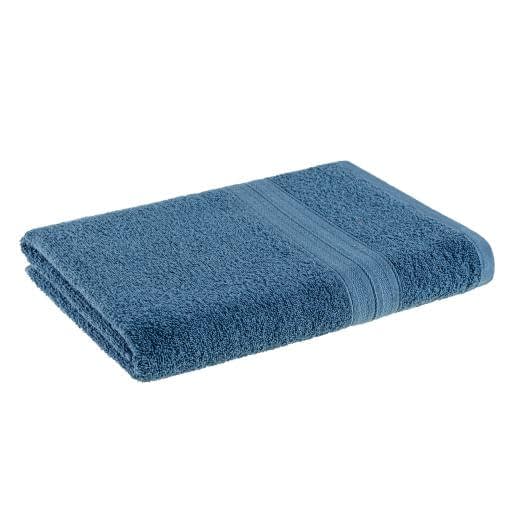 Ткани махровые полотенца - Полотенце махровое  70х140 синее