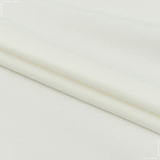 Тканини портьєрні тканини - Тканина для скатертин сатин Сабле  молочна