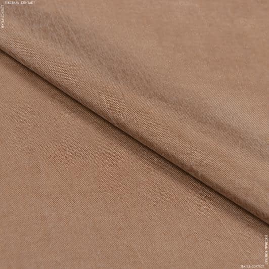 Ткани вискоза, поливискоза - Плательная Джоана лиоцелл светло-коричневая