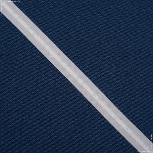 Ткани тесьма - Тесьма шторная Римка с кармашками, матовая, 16мм±0.5мм