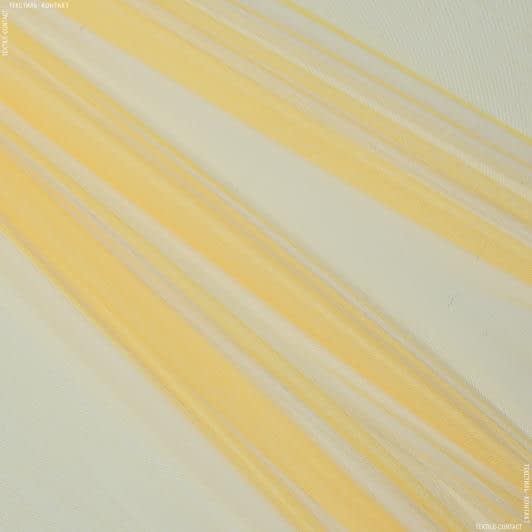 Тканини гардинні тканини - Тюль сітка  міні Грек соняшник
