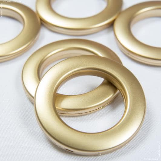 Тканини для карнизів - Люверси економ колір золото матове 35 мм