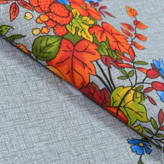 Ткани для столового белья - Ткань скатертная рогожка осень