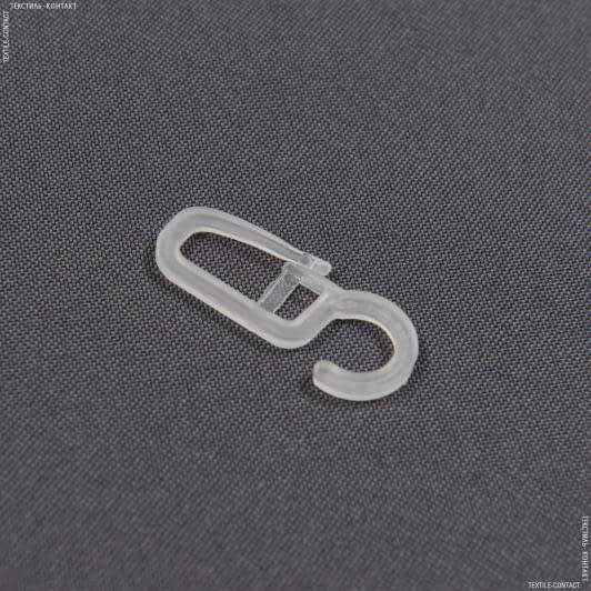 Ткани фурнитура для дома - Крючки на кольцо для карнизов прозрачные (100 шт/упак)