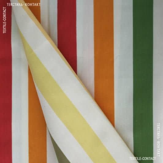 Ткани портьерные ткани - Декоративная ткань Коду полоски красная, желтая, зеленая
