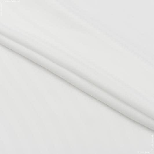Тканини атлас/сатин - Блузочний сатин жакард у смужку білий