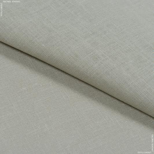 Ткани для столового белья - Ткань льняная св./серый