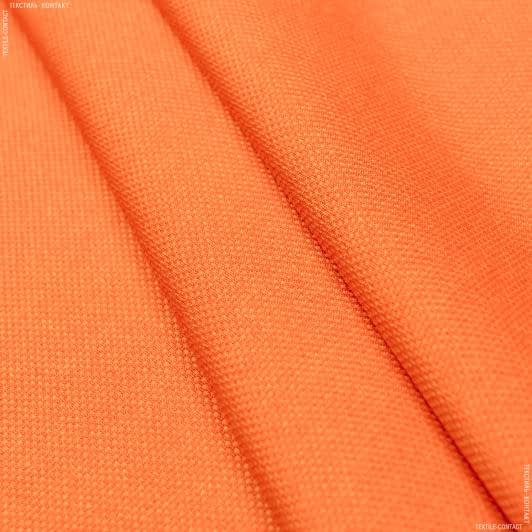 Ткани для портьер - Рогожка Брук оранжевая