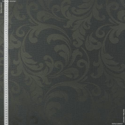 Ткани портьерные ткани - Жаккард зели /zeli  вязь  графит