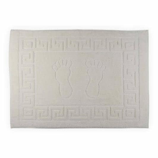 Ткани махровые полотенца - Полотенце махровое   "Ножки" кремовое  50х70 см