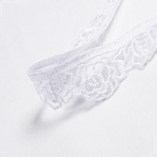 Тканини фурнітура і аксесуари для одягу - Прикраса троянди білий