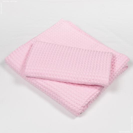 Ткани готовые изделия - Комплект "ЛИЗА" нежно-розовый, покрывало и 1 наволочка (150/200 см)