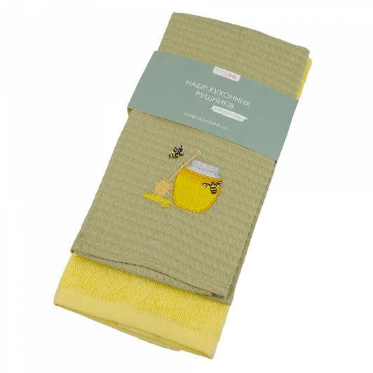 Ткани текстиль для кухни - Набор полотенец 2шт. с вышивкой сладкий мед