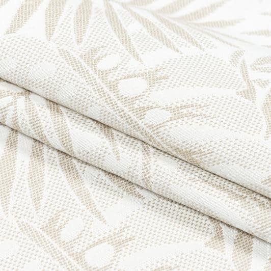 Тканини портьєрні тканини - Декоративна тканина Нікосія/NICOSIA  папороть бежевий