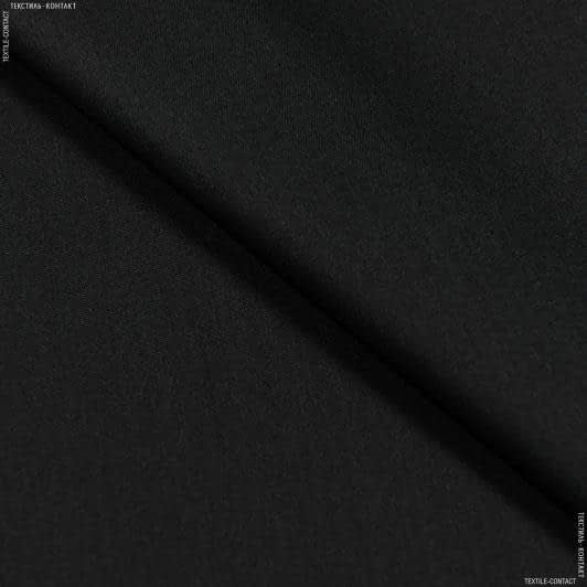 Ткани для платков и бандан - Сорочечная стрейч черная