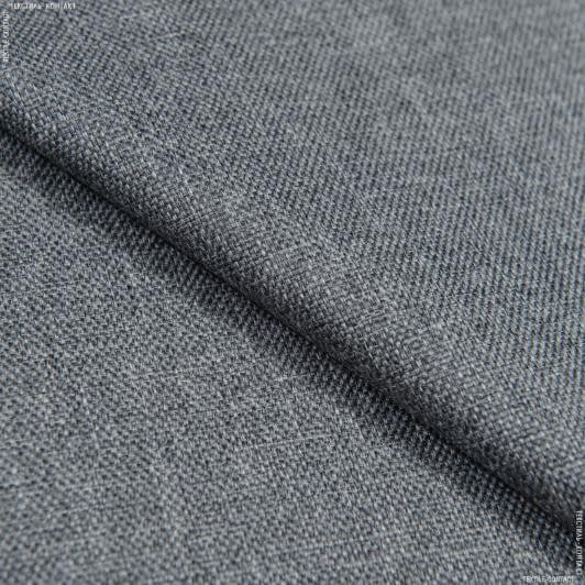 Тканини для декоративних подушок - Оксфорд-215   меланж сірий