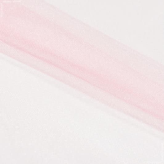 Тканини для декору - Фатин блискучий фрезово-рожевий