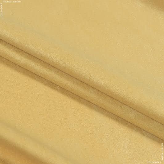 Ткани портьерные ткани - Чин-чила  софт мрамор огнеупорная fr/ св.золото