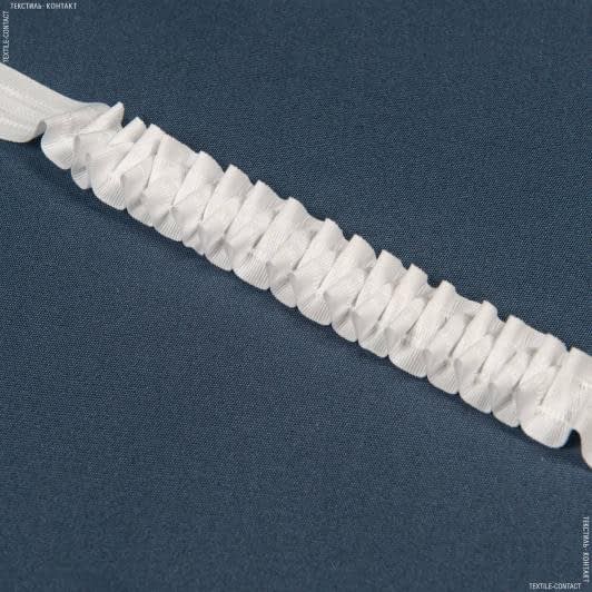 Ткани готовые изделия - Тесьма шторная Буфы матовая КС-1:2 25мм±0.5мм/100м