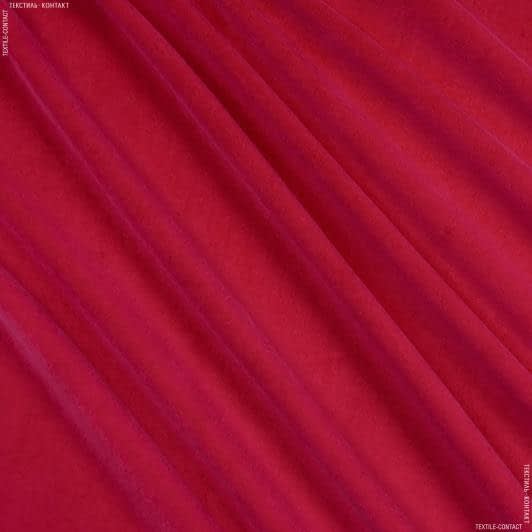 Тканини для костюмів - Костюмний оксамит червоний