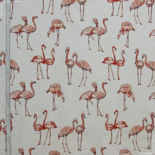 Ткани портьерные ткани - Декоративная ткань  фламинго